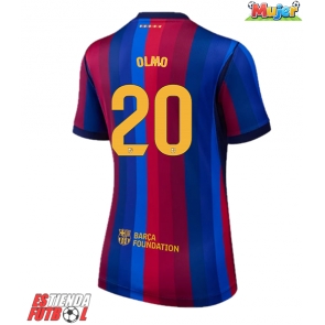 Barcelona Dani Olmo #20 Primera Equipación Mujer 2026-27 Manga Corta
